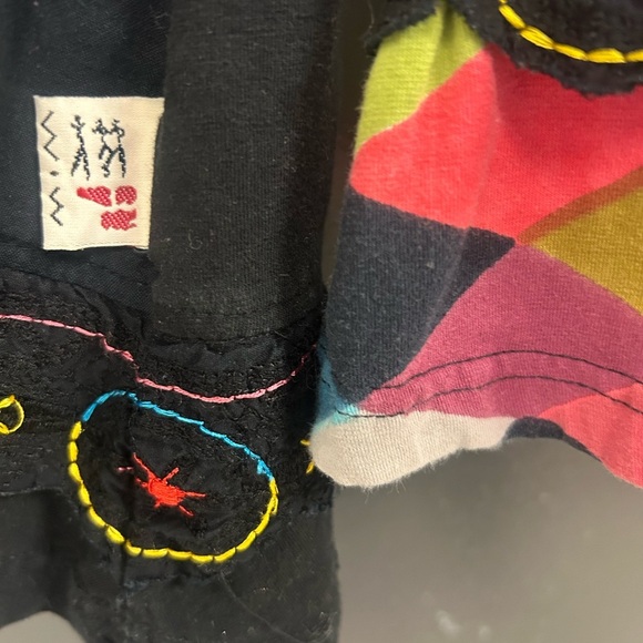 Salvage Culture XL rare tunic- ultra bright/ flare sleeves and bottom great cond - Picture 6 of 15